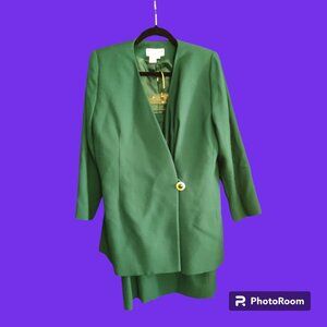 Vintage Saville Suit Blazer Skirt Suit Set Size 14